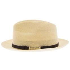 Alimeter - Stetson Hemp Straw Fedora Hat -Hat Shop h tsalmtk 2