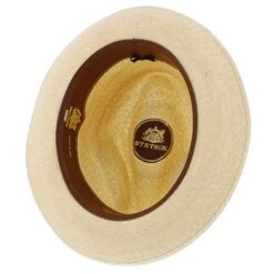 Alimeter - Stetson Hemp Straw Fedora Hat -Hat Shop h tsalmtk 6