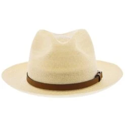 Alimeter - Stetson Hemp Straw Fedora Hat -Hat Shop h tsalmtn 1