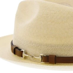 Alimeter - Stetson Hemp Straw Fedora Hat -Hat Shop h tsalmtn 4