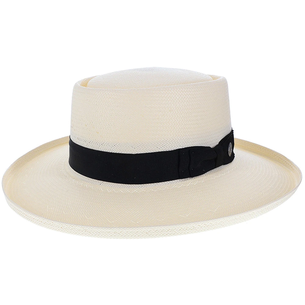 Colonel - Stetson Shantung Straw Gambler Hat 13 Colonel - Stetson Shantung Straw Gambler Hat - Image 13