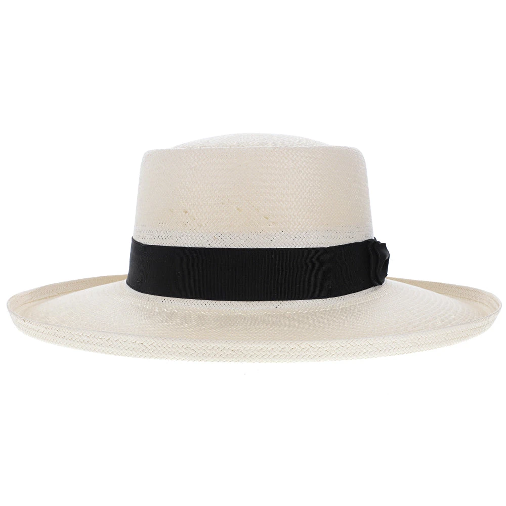Colonel - Stetson Shantung Straw Gambler Hat 11 Colonel - Stetson Shantung Straw Gambler Hat - Image 11