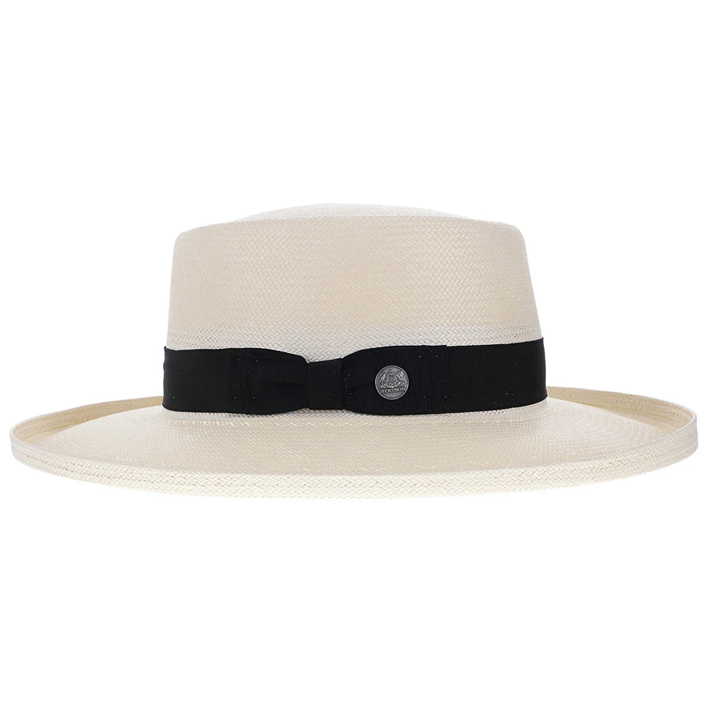 Colonel - Stetson Shantung Straw Gambler Hat 14 Colonel - Stetson Shantung Straw Gambler Hat - Image 14
