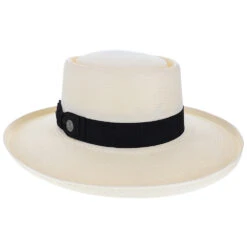 Colonel - Stetson Shantung Straw Gambler Hat 31 Colonel - Stetson Shantung Straw Gambler Hat -Hat Shop h tscolns nat 6a