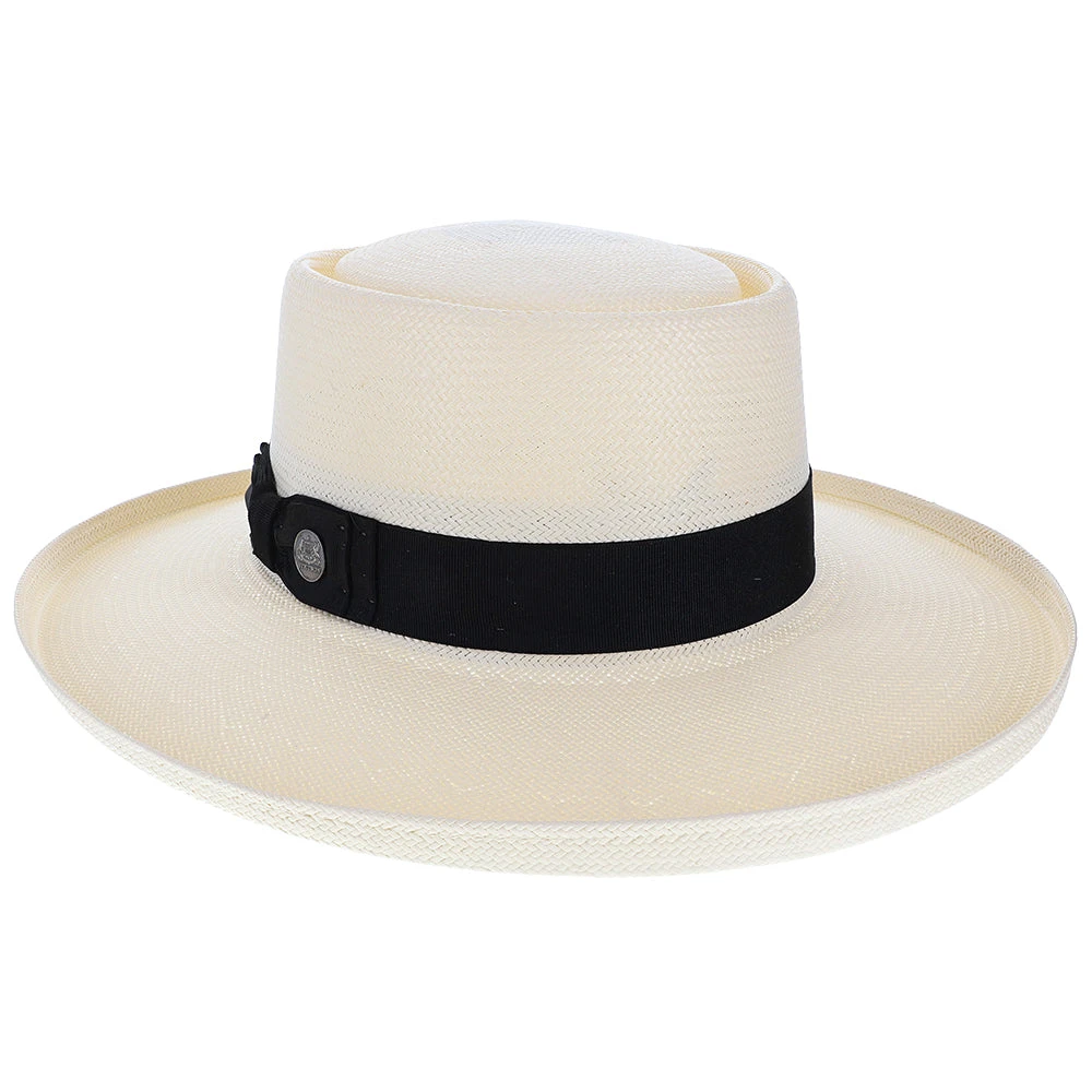 Colonel - Stetson Shantung Straw Gambler Hat 12 Colonel - Stetson Shantung Straw Gambler Hat - Image 12