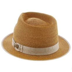 Inwood - Stetson Hemp Fedora Hat - TSINWDB 27 Inwood - Stetson Hemp Fedora Hat - TSINWDB -Hat Shop h tsinwdb bronze 3
