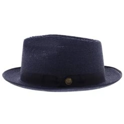 Inwood - Stetson Hemp Fedora Hat - TSINWDB 33 Inwood - Stetson Hemp Fedora Hat - TSINWDB -Hat Shop h tsinwdb navy 2