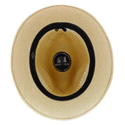 Brentwood - Stetson Shantung Straw Fedora Hat -Hat Shop h tsmoor nat 6a