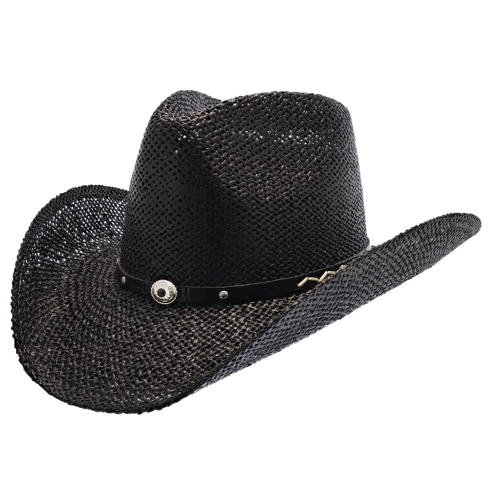 Onyx - Stetson Twisted Paper Straw Hat 3 Onyx - Stetson Twisted Paper Straw Hat - Image 3