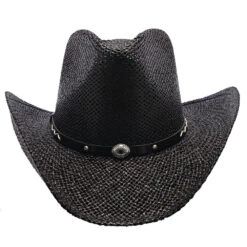 Onyx - Stetson Twisted Paper Straw Hat 10 Onyx - Stetson Twisted Paper Straw Hat -Hat Shop h tsonyx blk 1a