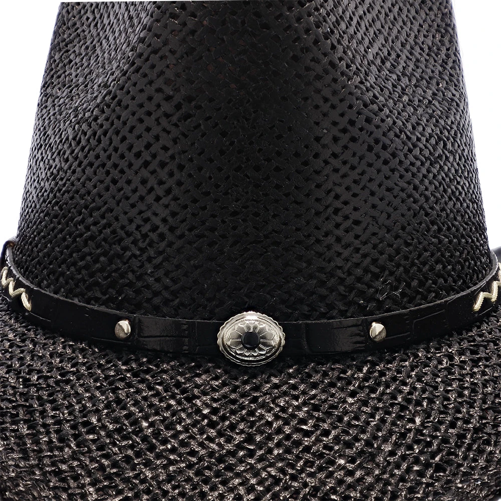 Onyx - Stetson Twisted Paper Straw Hat 7 Onyx - Stetson Twisted Paper Straw Hat - Image 7