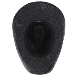 Onyx - Stetson Twisted Paper Straw Hat 12 Onyx - Stetson Twisted Paper Straw Hat -Hat Shop h tsonyx blk 5a