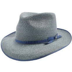 Stratoliner (Special Edition) - Stetson Hemp Straw Fedora Hat -Hat Shop h tssest turq 0a