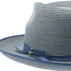 Stratoliner (Special Edition) - Stetson Hemp Straw Fedora Hat -Hat Shop h tssest turq 4a