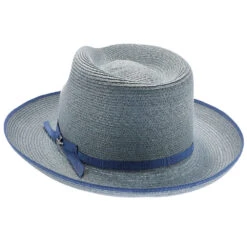 Stratoliner (Special Edition) - Stetson Hemp Straw Fedora Hat -Hat Shop h tssest turq 6a