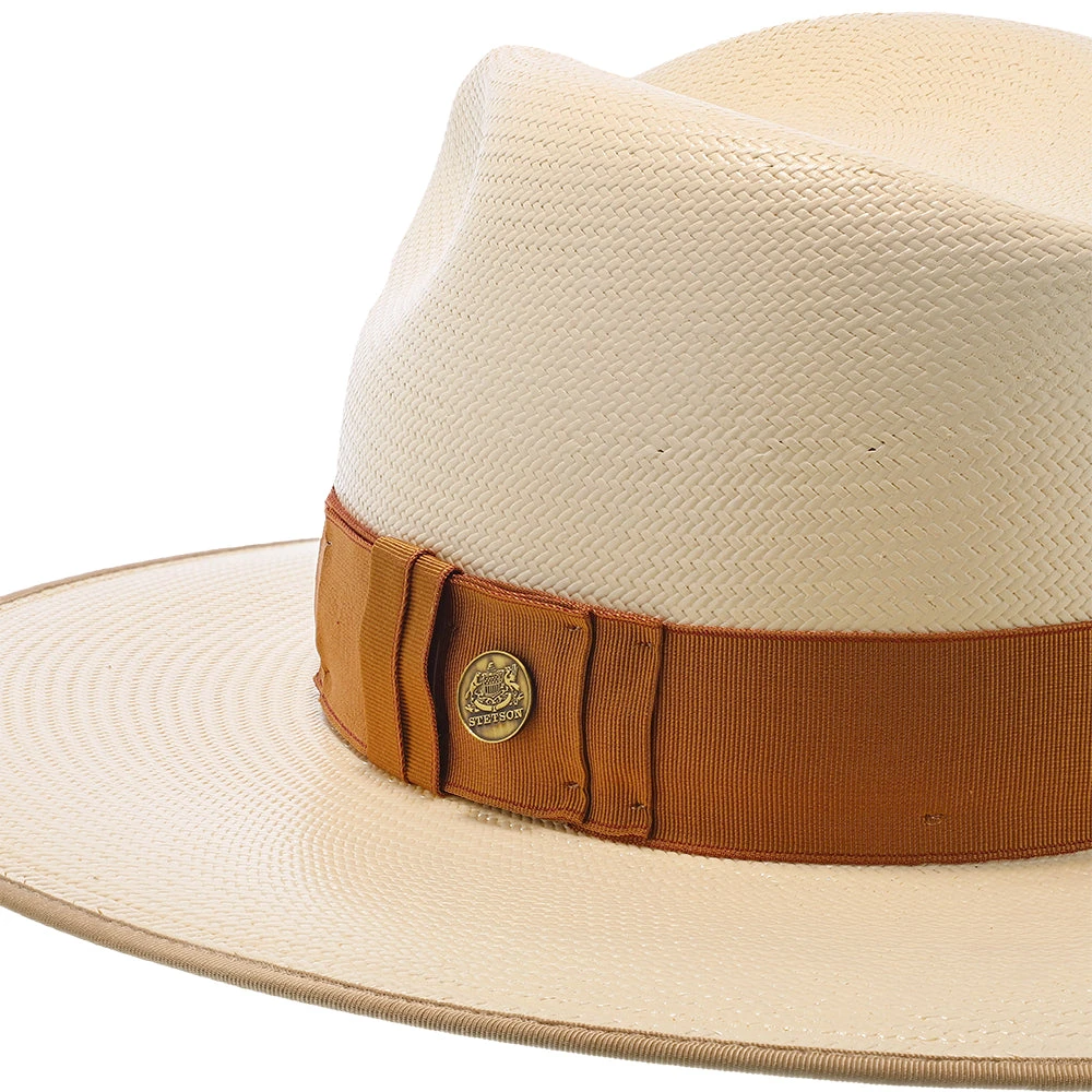 Tri-City - Stetson Shantung Straw Fedora Hat 8 Tri-City - Stetson Shantung Straw Fedora Hat - Image 8