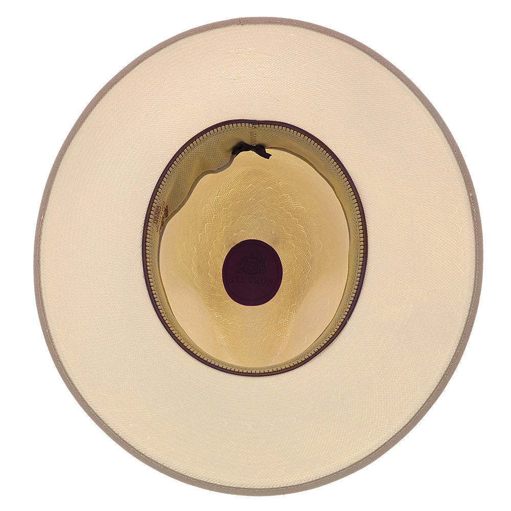 Tri-City - Stetson Shantung Straw Fedora Hat 5 Tri-City - Stetson Shantung Straw Fedora Hat - Image 5
