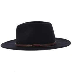 Bozeman (Earflaps) - Stetson Wool Felt Outdoor Hat -Hat Shop h twbozee black 2