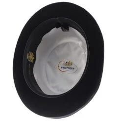 Derby - Stetson Wool Felt Derby Hat -Hat Shop h twdrbyb black 5
