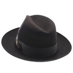 Lucky Strike - Stetson Wool Felt Fedora Hat 26 Lucky Strike - Stetson Wool Felt Fedora Hat -Hat Shop h twlkst black 2a