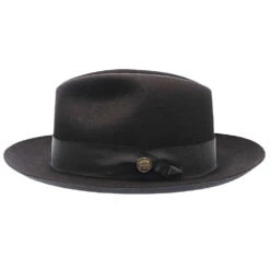 Lucky Strike - Stetson Wool Felt Fedora Hat 24 Lucky Strike - Stetson Wool Felt Fedora Hat -Hat Shop h twlkst black 4a