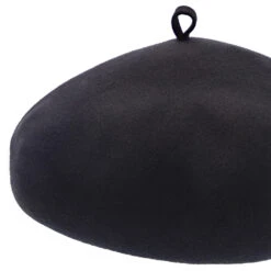 Simone - Stetson Wool Beret Hat -Hat Shop h twsme blk 2a