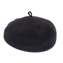 Simone - Stetson Wool Beret Hat -Hat Shop h twsme blk 3a