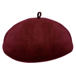 Simone - Stetson Wool Beret Hat -Hat Shop h twsme burgundy 0a