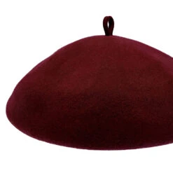 Simone - Stetson Wool Beret Hat -Hat Shop h twsme burgundy 3a