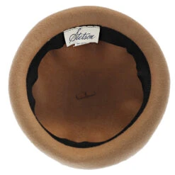 Simone - Stetson Wool Beret Hat -Hat Shop h twsme khaki 5a