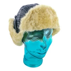 Reykjavk - Woolrich W9416 Aviator Red & Black Plaid Wool Blend Trapper Hat 22 Reykjavk - Woolrich W9416 Aviator Red & Black Plaid Wool Blend Trapper Hat -Hat Shop h w9416 grey blk 3a