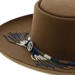 Tellus - Stetson Wool Felt Bolero Hat -Hat Shop h xwtels pecan 4