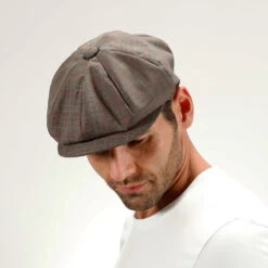 Dubliner - Walrus Hats Polyester 8 Panel Newsboy Cap -Hat Shop h3003 plbr 1