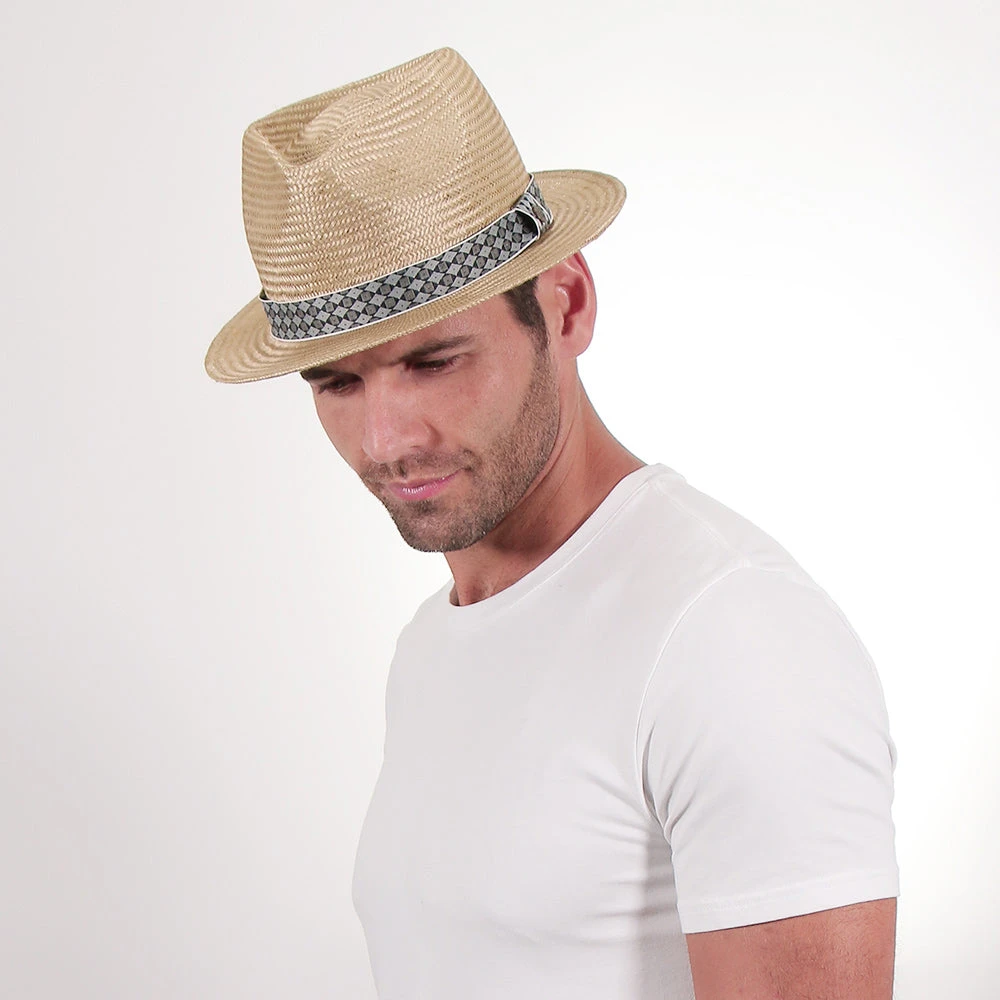 Midnight Luxe - Walrus Hats Sisal Straw Fedora Hat W/ Band 19 Midnight Luxe - Walrus Hats Sisal Straw Fedora Hat W/ Band - Image 19