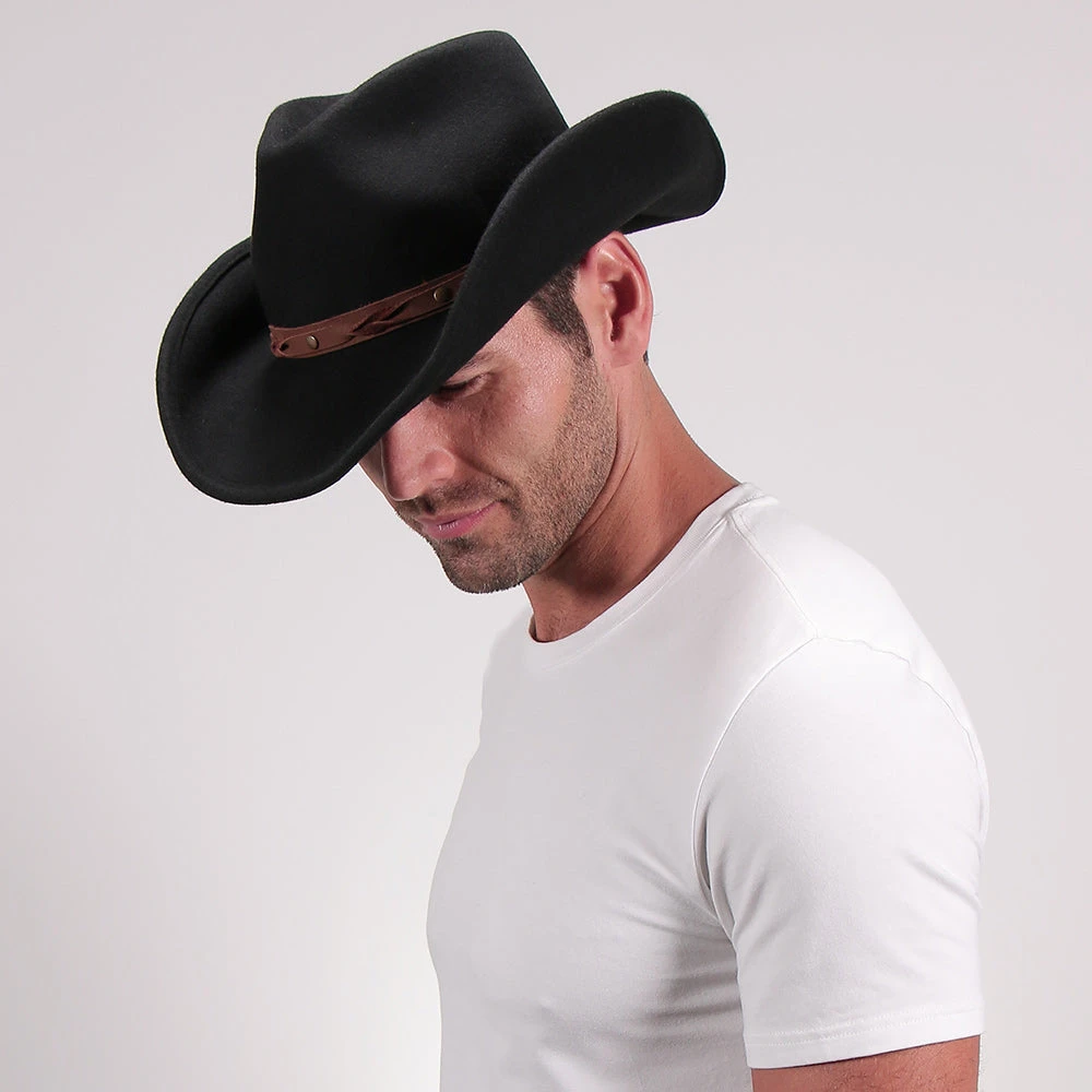 Shetland - Walrus Hats Dark Brown Wool Felt Cowboy Hat - H7013 18 Shetland - Walrus Hats Dark Brown Wool Felt Cowboy Hat - H7013 - Image 18