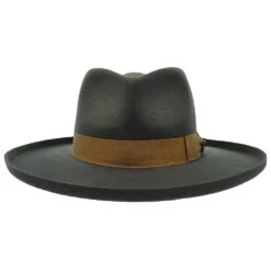On Fleek - Walrus Hats Wool Fedora Hat -Hat Shop h7063 grey 1a