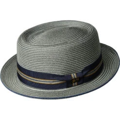 Carver - Bailey Straw Pork Pie Hat -Hat Shop h81739grey 818e3d81 e890 4723 b105 e86fc982f8e5