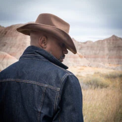 Shetland - Walrus Hats Dark Brown Wool Felt Cowboy Hat - H7013 33 Shetland - Walrus Hats Dark Brown Wool Felt Cowboy Hat - H7013 -Hat Shop img 1801