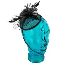Jeanne Simmons Rose Black Sinamay Fascinator Hat -Hat Shop jeanne simmons fascinator black one size fits most rose jeanne simmons black sinamay fascinator hat 4435 hat 16711179731084
