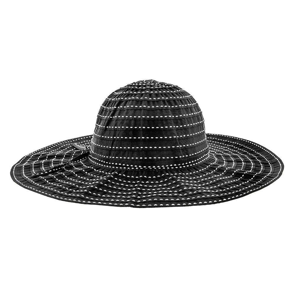 Jeanne Simmons Prima Donna Ribbon Polyester Wide Brim Hat 8 Jeanne Simmons Prima Donna Ribbon Polyester Wide Brim Hat - Image 8