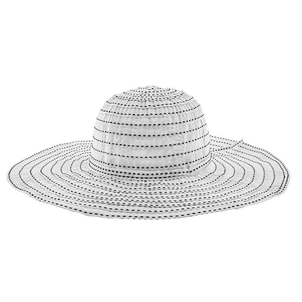 Jeanne Simmons Prima Donna Ribbon Polyester Wide Brim Hat 4 Jeanne Simmons Prima Donna Ribbon Polyester Wide Brim Hat - Image 4