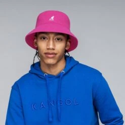 Wool Lahinch - Kangol Wool Blend Bucket Hat -Hat Shop k3191st kangol wool lahinch electric pink 10 2