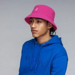 Wool Lahinch - Kangol Wool Blend Bucket Hat -Hat Shop k3191st kangol wool lahinch electric pink 11 2
