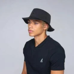 Kangol Tropic Rap Polyester Bucket Hat -Hat Shop k3314st kangol tropic rap hat black av8 4