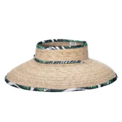 Oha - Makai Palm Straw Visor Hat -Hat Shop ma142os 1a