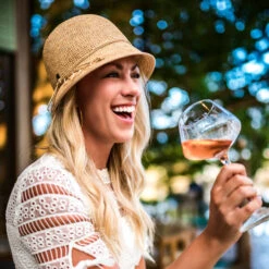 Bella - Walrus Hats Raffia Cloche Hat - H7015 -Hat Shop michelle h7015 3 sqauare