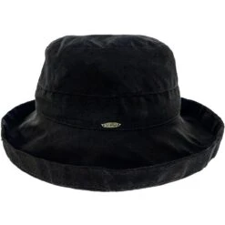 Bliss - Scala LC484 White Cotton Medium Brim Bretton Bucket Hat -Hat Shop scala bretton bliss scala lc484 white cotton medium brim bretton bucket hat hat 16524315132044