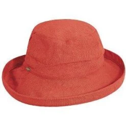 Hat Shop 7 Bliss - Scala LC484 White Cotton Medium Brim Bretton Bucket Hat