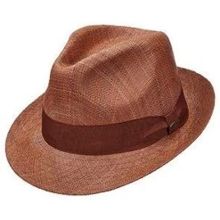 Cavalier - Scala Unisex Natural Matte Raffia Straw Fedora Hat