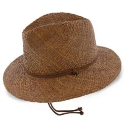 Grand Turk - Scala 100% Raffia Straw Fedora Hat